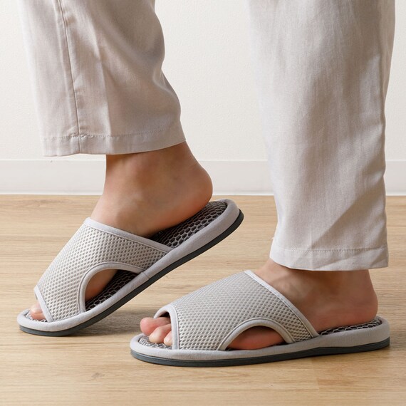 スリッパ(メッシュ ME2301 GY L) 9枚目画像