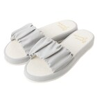 ルームサンダル(ギャザ GA2401 グレー M) 1枚目画像