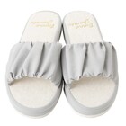 ルームサンダル(ギャザ GA2401 グレー M) 2枚目画像