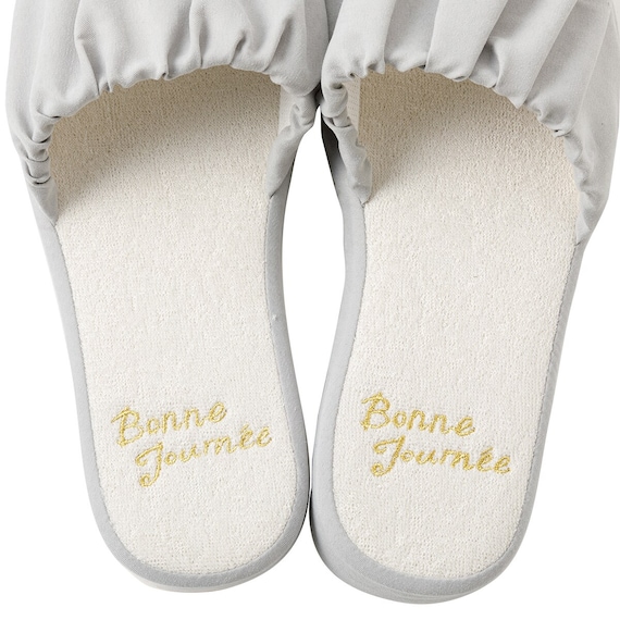 ルームサンダル(ギャザ GA2401 グレー M) 10枚目画像