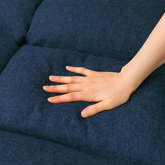 形が自在に変えられるコンパクトソファ(ツバサ3 NV) 19枚目画像