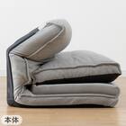 カジュアルソファ(CS-N02KID GY)+カバー(FT03 プレーン BR) 2点セット 22枚目画像