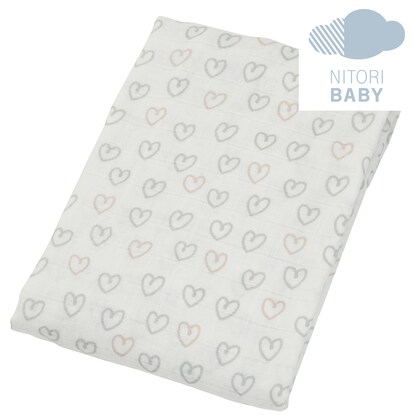 ガーゼブランケット ハート Pi 通販 ニトリネット 公式 家具 インテリア通販 ガーゼブランケット ハート Pi 通販 ニトリネット 公式 家具 インテリア通販