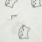 ガーゼブランケット(ネコ GY) 3枚目画像