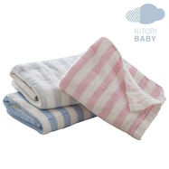 ガーゼバスタオル(ボーダー)