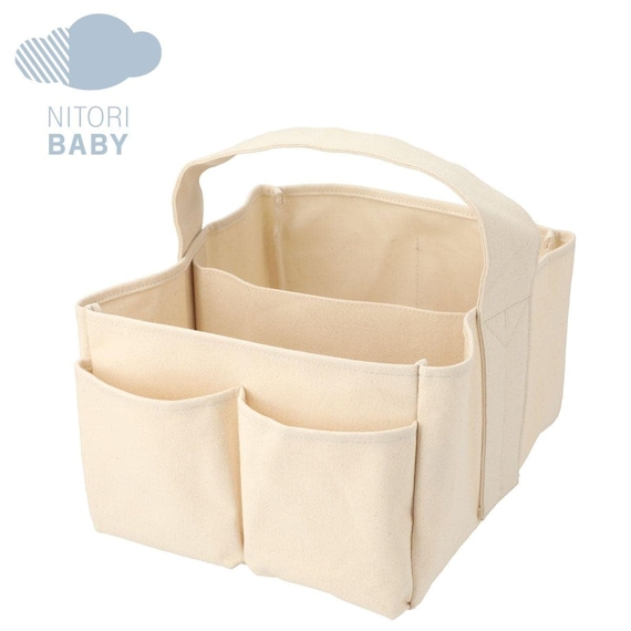 整理バスケット(キャンバス) 1枚目画像