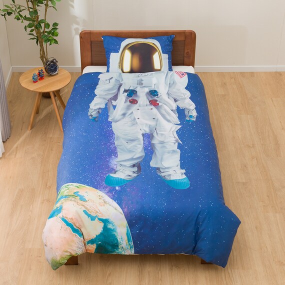 掛けカバー・枕カバー2点セット シングル(スペース2) 2枚目画像