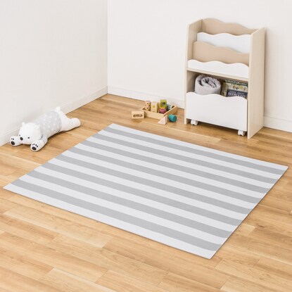 ラグ シンプルボーダー 110x130 通販 ニトリネット 公式 家具 インテリア通販