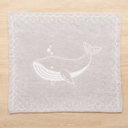 ベビーふかふかブランケット(クジラ NM01 GY)