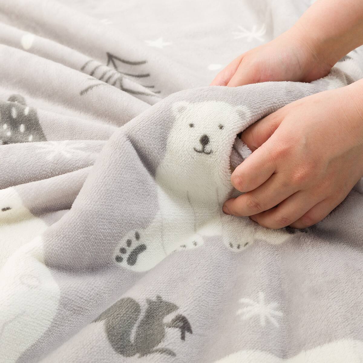 毛布 Nウォームwsp シロクマi N 通販 ニトリネット 公式 家具 インテリア通販