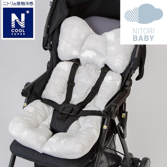 ふわふわひんやり ベビーカーシート ボリュームタイプ(NクールSP VoSK01S-C) 1枚目画像