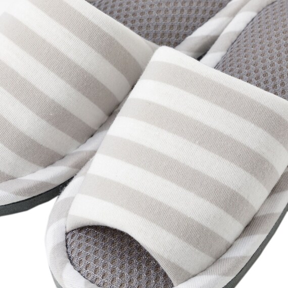 キッズ用メッシュスリッパ S 15-17cm (Nクール GY SA01 S) 3枚目画像