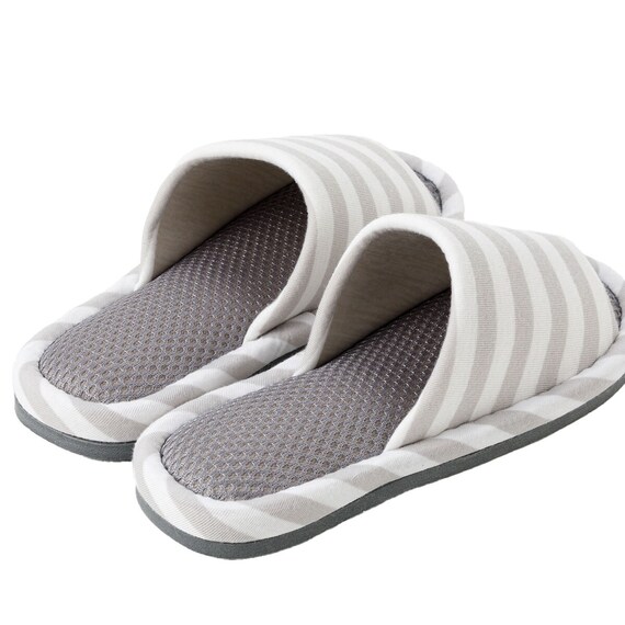 キッズ用メッシュスリッパ S 15-17cm (Nクール GY SA01 S) 6枚目画像