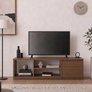 ローボードTU01セット(ローボード90/サイドBOX 40引出し)