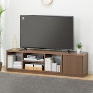 ローボードTU01セット(ローボード120/サイドBOX 40扉)