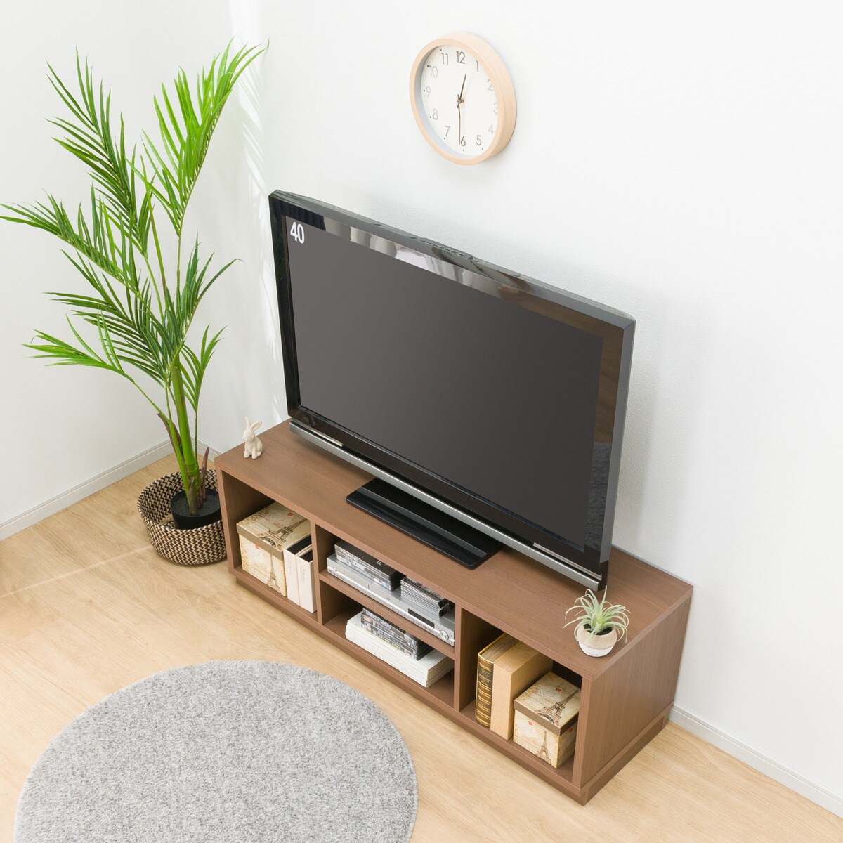 ローボード(TM01 120 MBR) テレビ台 TV台 TVボード テレビボード ニトリ : 3020834 : ニトリ Yahoo!店 - 通販  - Yahoo!ショッピング