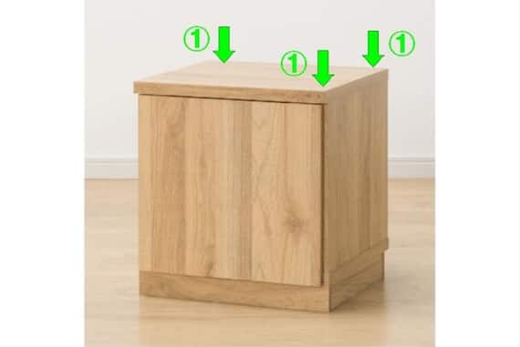 サイドBOX TU01 40トビラ LBR 9枚目画像