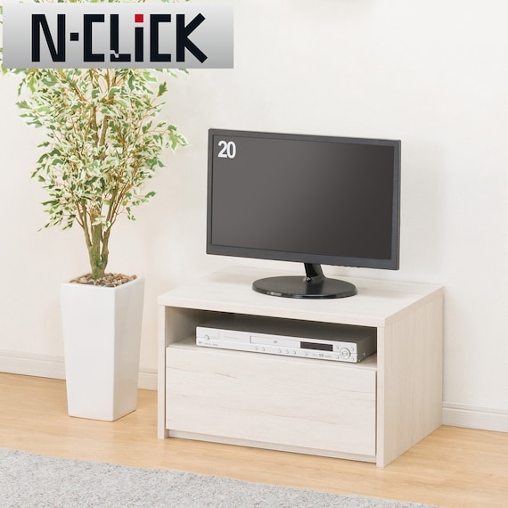 簡単組み立てテレビ台(ローボードNクリック60WW NC700) 1枚目画像