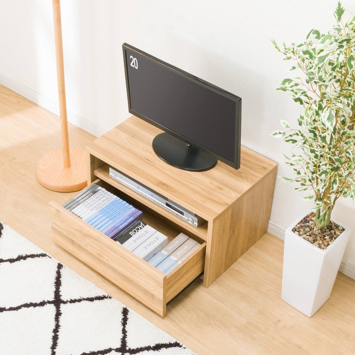 簡単組み立てテレビボード(ローボードNクリック60LBR NC700) | ニトリ