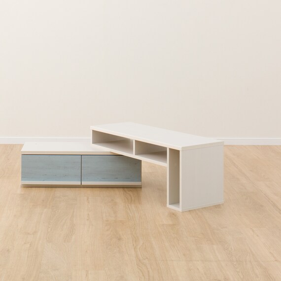 ローボード(マリーナ 4010TV WW&BL) 8枚目画像