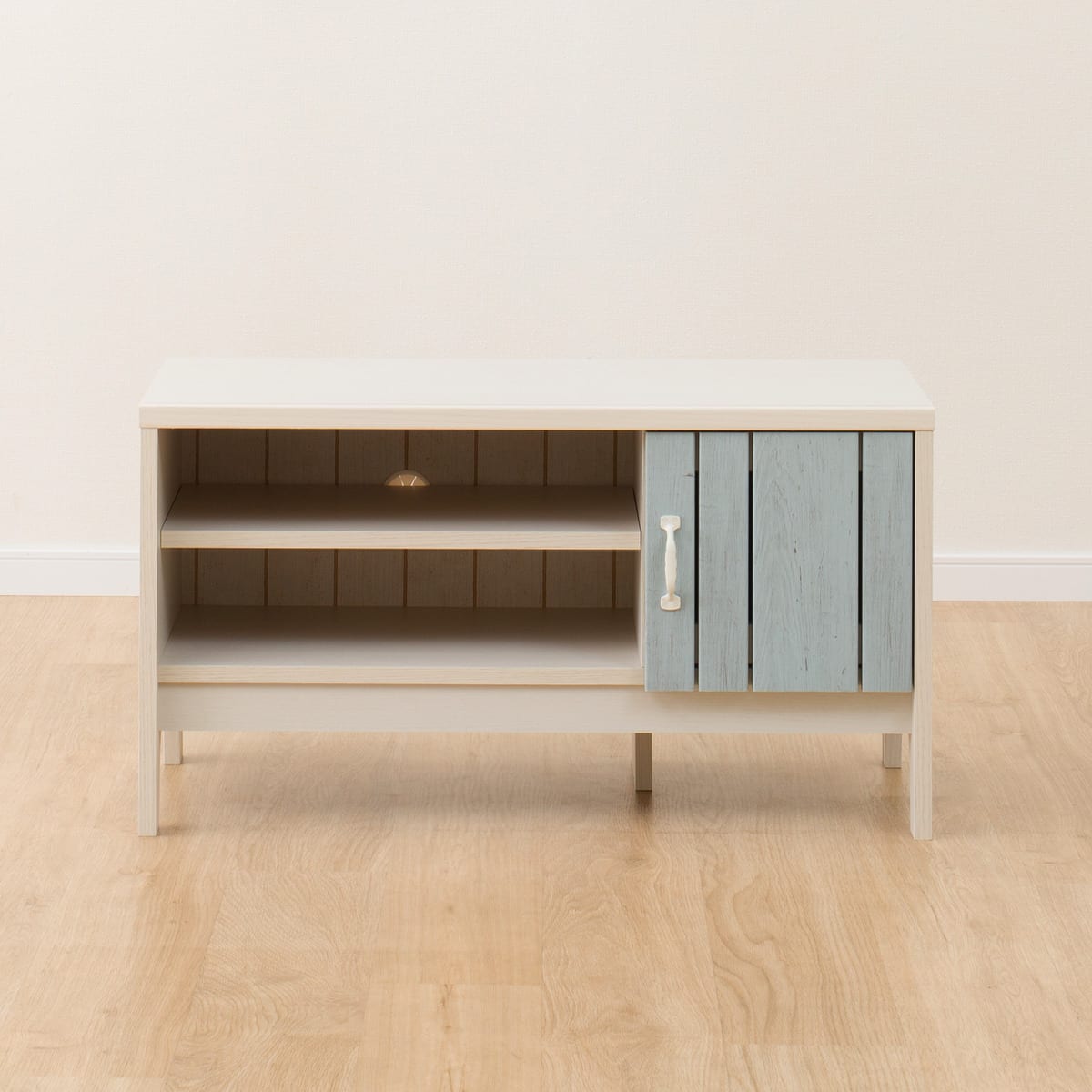 ローボード(マリーナ HW4580D WW&BL) | ニトリネット【公式】 家具