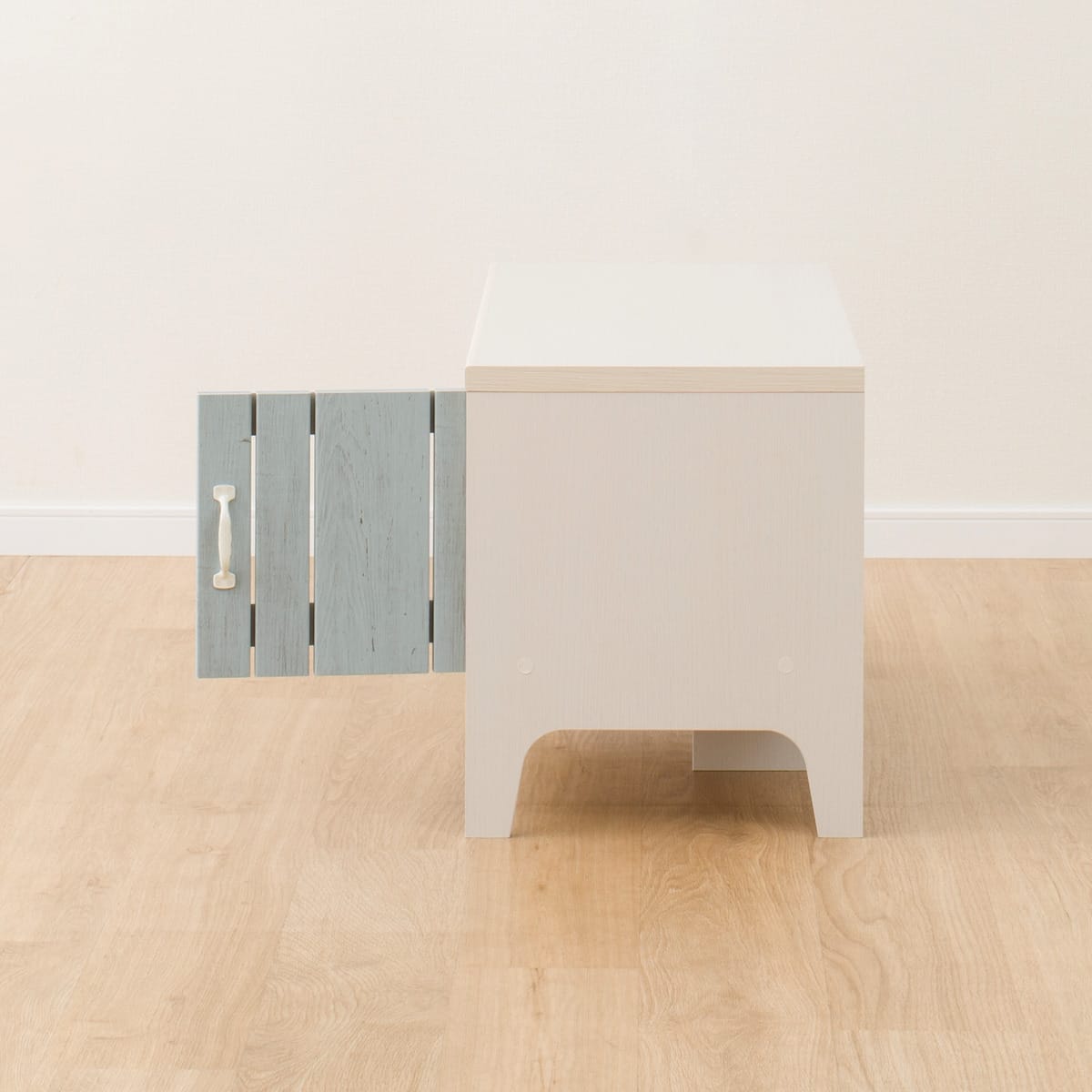 ローボード(マリーナ HW4580D WW&BL) | ニトリネット【公式】 家具