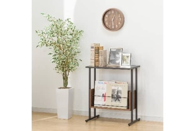 ニトリ Magazine Rack マガジンラック SJ004 50 MBR/BK通販 | ニトリネット【公式】 家具・インテリア通販