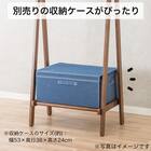 A型ハンガーラック(ビーク ミドルブラウン) 4枚目画像