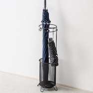 折り畳み傘をひっかけられる 円柱型コンパクト傘立て(MS001)