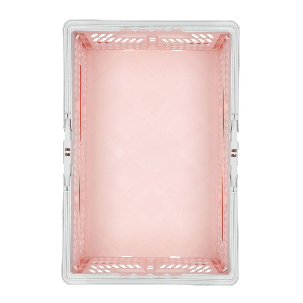 折りたたみバスケットハンドル付きピンク ピンク 通販 ニトリネット 公式 家具 インテリア通販