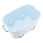 キャスター付きトイボックス(ライトグレー/ライトブルー) 5枚目画像