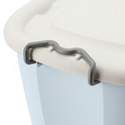 キャスター付きトイボックス(ライトグレー/ライトブルー) 9枚目画像