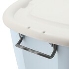 キャスター付きトイボックス(ライトグレー/ライトブルー) 10枚目画像