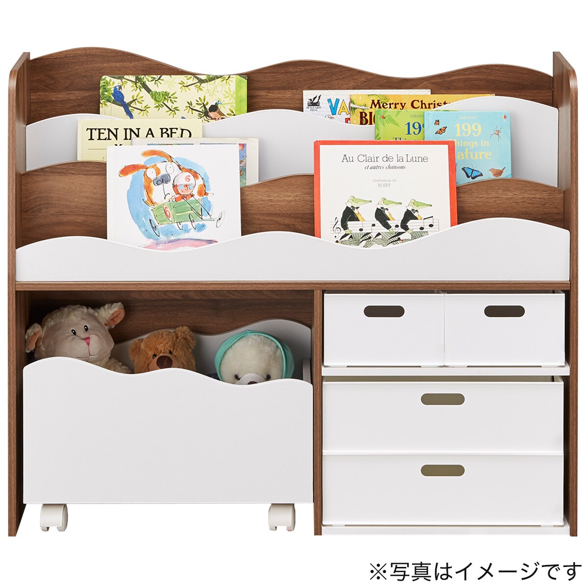 キッズ収納ラック M ミア2 ミドルブラウン 通販 ニトリネット 公式 家具 インテリア通販 キッズ収納ラック M ミア2 ミドルブラウン 通販 ニトリネット 公式 家具 インテリア通販