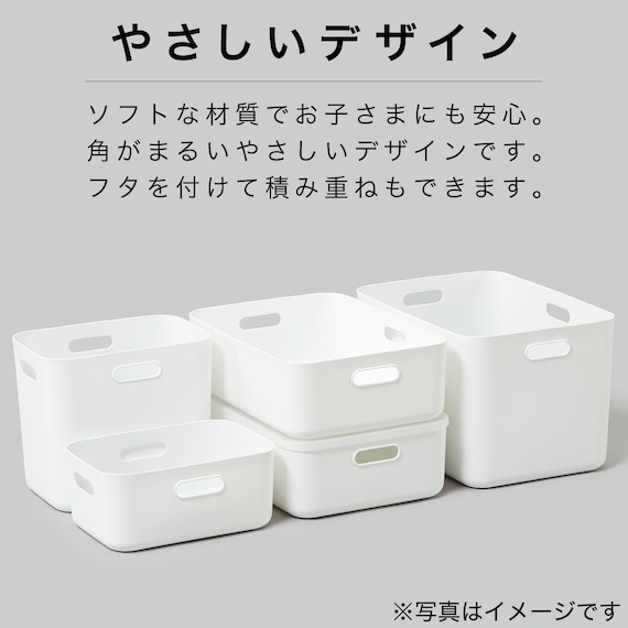 収納ケース ソフトNインボックス クォーター ピンク 3枚目画像