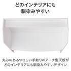 棚にもなるキッズデスク(セルフル ホワイト) 11枚目画像