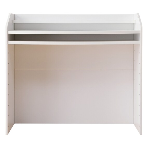 棚にもなるキッズデスク(セルフル ホワイト) 14枚目画像