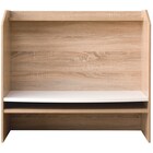 棚にもなるキッズデスク(セルフル ナチュラル) 7枚目画像