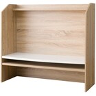 棚にもなるキッズデスク(セルフル ナチュラル) 8枚目画像