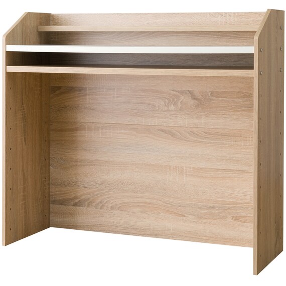 棚にもなるキッズデスク(セルフル ナチュラル) 11枚目画像