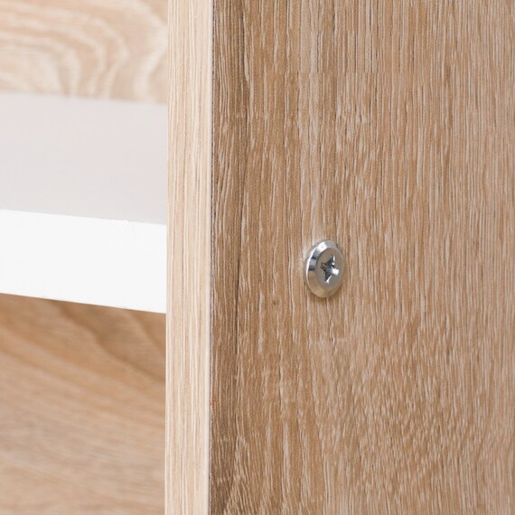 棚にもなるキッズデスク(セルフル ナチュラル) 19枚目画像