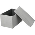 収納スツール(M グレー) 8枚目画像