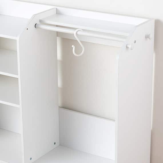 キッズハンガーラック(セルフル ホワイト) 10枚目画像