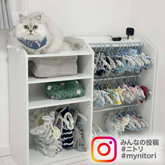 キッズハンガーラック(セルフル ホワイト) 18枚目画像