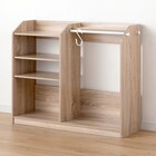 キッズハンガーラック(セルフル ナチュラル) 3枚目画像