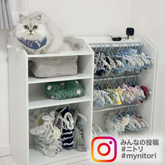 キッズハンガーラック(セルフル ナチュラル) 18枚目画像