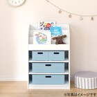 キッズ絵本ラック(セルフル S ホワイト) 6枚目画像