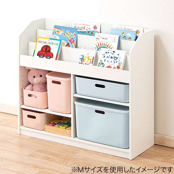 キッズ絵本ラック(セルフル S ホワイト) 16枚目画像