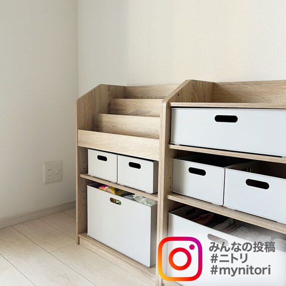 キッズ絵本ラック(セルフル S ホワイト) 17枚目画像