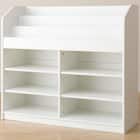 キッズ絵本ラック(セルフル M ホワイト) 5枚目画像